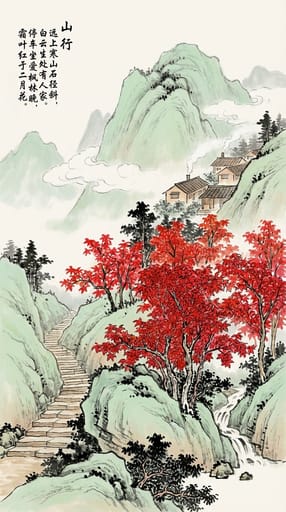 Chinese Poetry Ink Wash Illustration Generator | Curify AI
