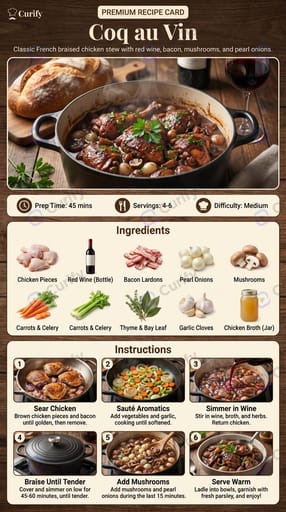 Nano Banana Prompt: Premium Recipe Card Infographic Generator | Curify AI