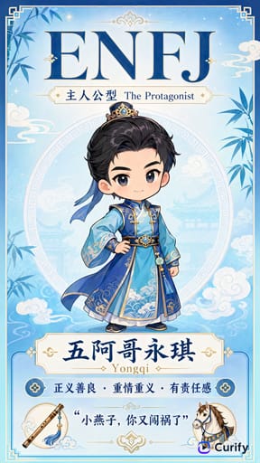 Princess Pearl MBTI Character Card preview 1