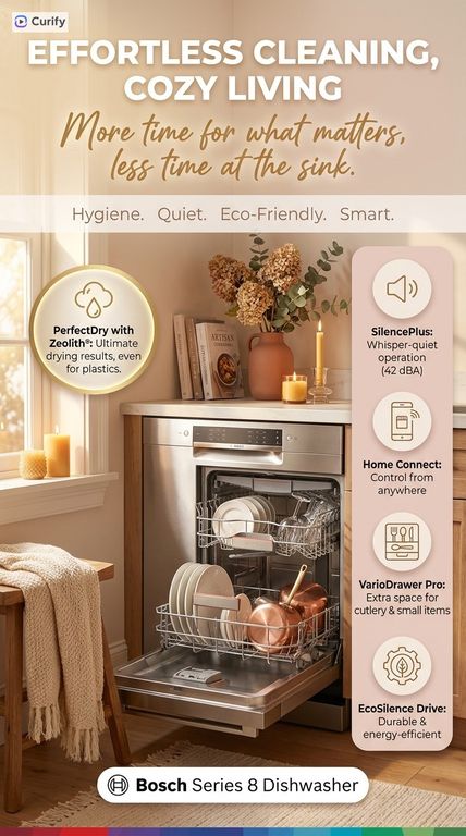 Cozy Home Appliance Product Poster Generator