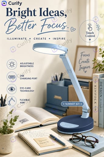 Cozy Home Appliance Product Poster for Desk Lamp Enthusiasts