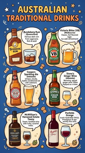Traditional Regional Drinks Infographic