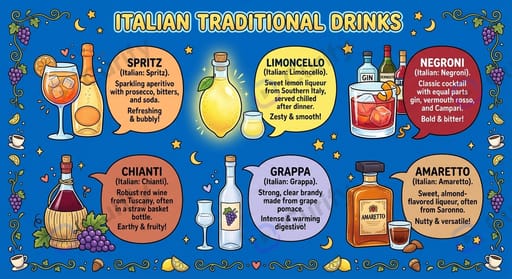 Infographie des Boissons Régionales Traditionnelles
