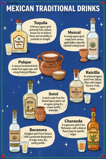 Traditional Regional Drinks Infographic