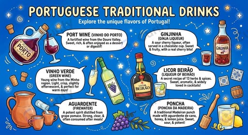 Traditional Regional Drinks Infographic