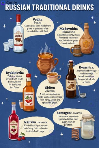 Traditional Regional Drinks Infographic