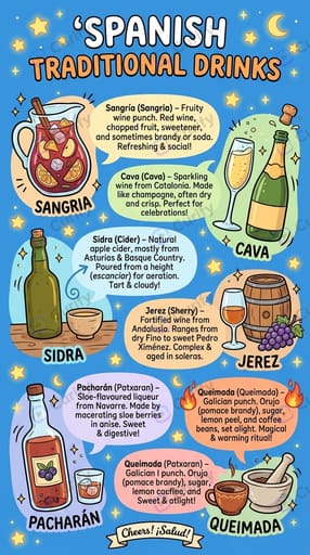 Traditional Regional Drinks Infographic