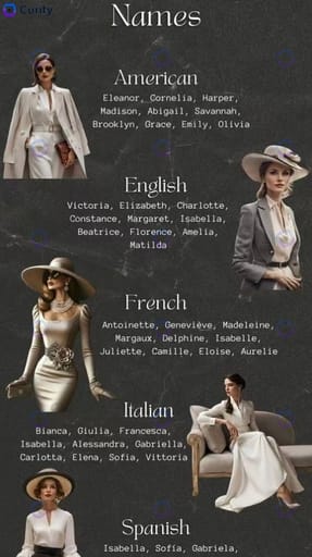Regional Names Old Money Style Poster