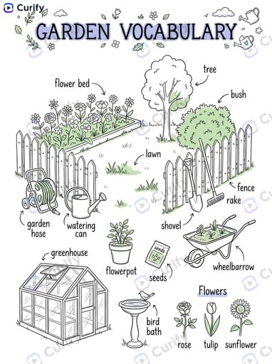 Room Vocabulary Infographic Maker