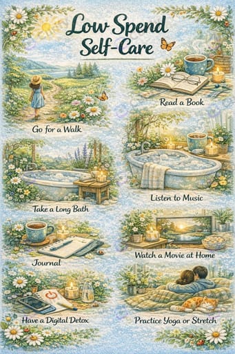 Self-Care Illustration Poster