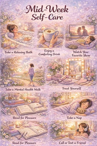 Self-Care Illustration Poster