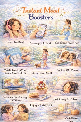 Self-Care Illustration Poster