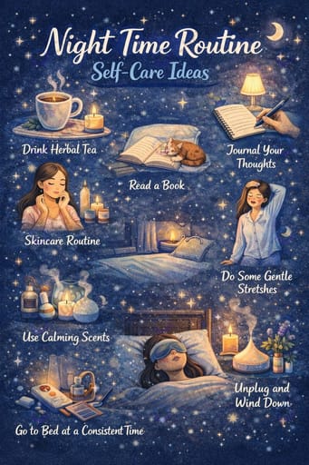 Self-Care Illustration Poster
