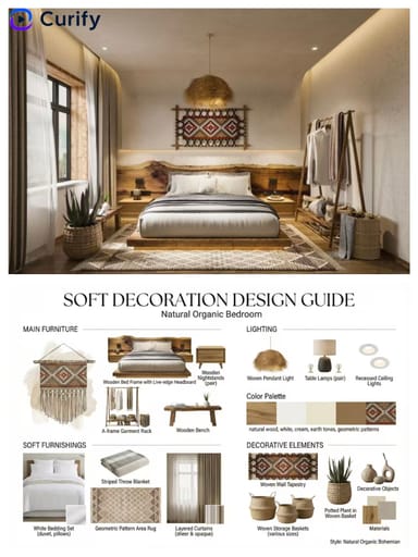 natural organic bedroom