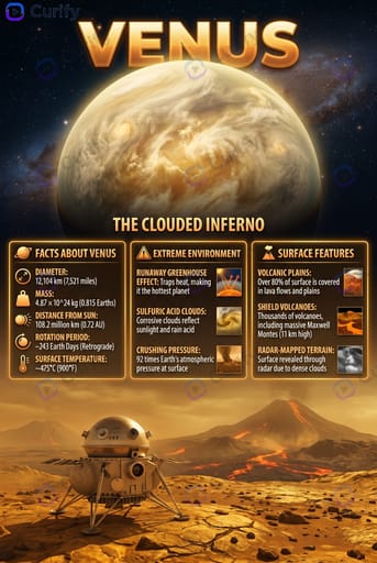 Space Planet Fact Infographic Generator