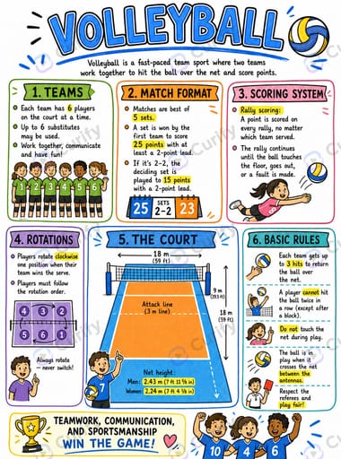 Nano Banana Prompt: Sport Rules Hand-Drawn Infographic Generator | Curify AI