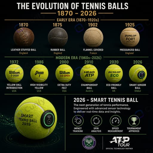 Nano Banana Prompt: Sports Ball Evolution Infographic Generator | Curify AI