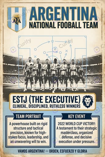 Sports Team MBTI Character Card preview 1
