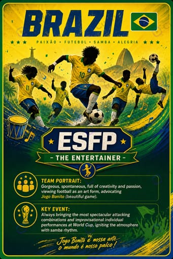 Nano Banana Prompt: Sports Team MBTI Character Card Poster Generator | Curify AI