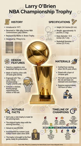 Nano Banana Prompt: Sports Trophy Infographic Generator | Curify AI