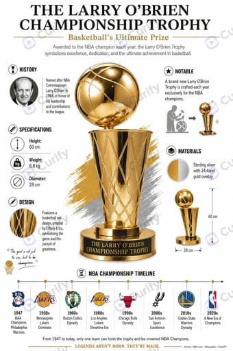 Nano Banana Prompt: Sports Trophy Infographic Generator | Curify AI