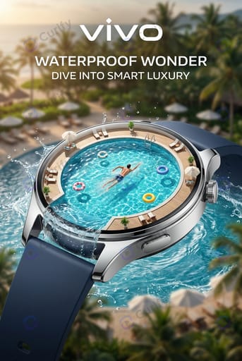 Surreal Macro Product Ad Poster