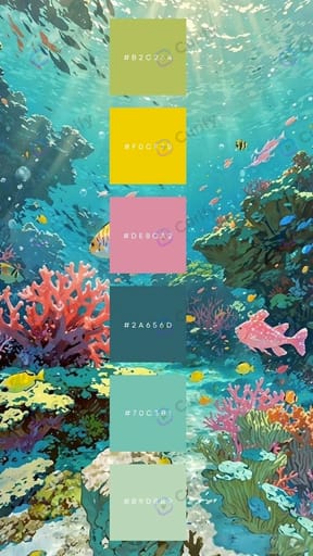Nano Banana Prompt: Themed Scene Color Palette Card Generator | Curify AI