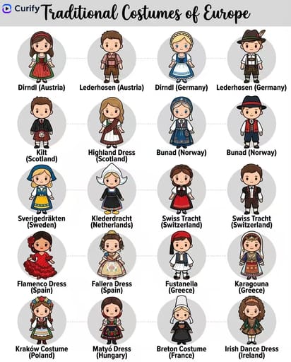 european traditional costumes