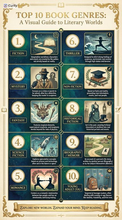 Top 10 Visual Guide Educational Infographic