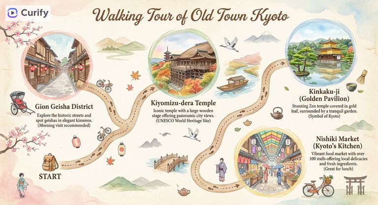 Infografía de Mapa Acuarela de Lugar Turístico preview 1