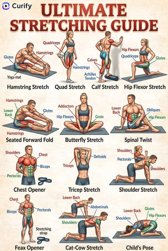 トレーニング筋肉・器具ガイド | Nano Banana