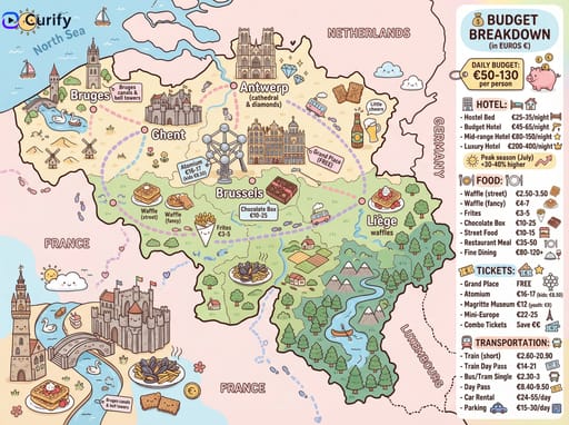 Nano Banana 提示词：手绘旅行地图生成器｜Curify AI