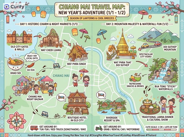 Nano Banana Prompt: Hand-drawn Travel Map Generator | Curify AI