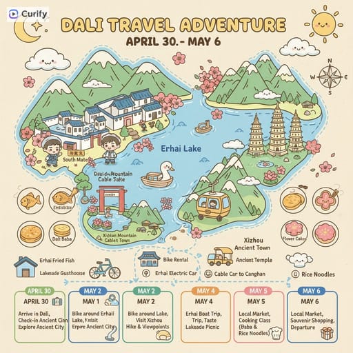 Nano Banana Prompt: Hand-drawn Travel Map Generator | Curify AI