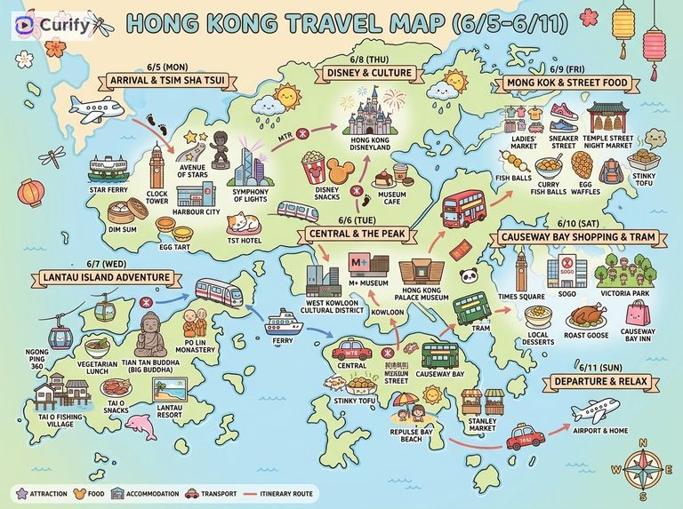 Nano Banana Prompt: Hand-drawn Travel Map Generator | Curify AI