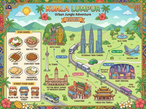 Nano Banana 提示词：手绘旅行地图生成器｜Curify AI