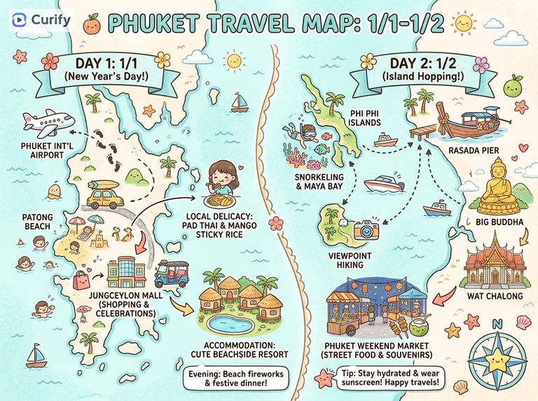 Nano Banana Prompt: Hand-drawn Travel Map Generator | Curify AI