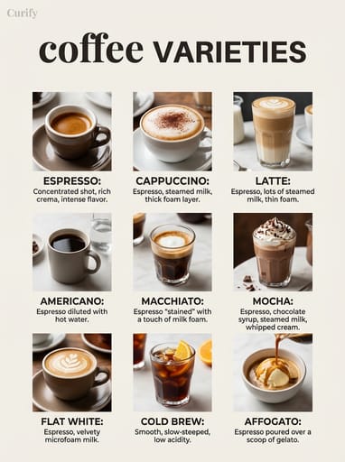 Food Varieties Poster | Curify AI