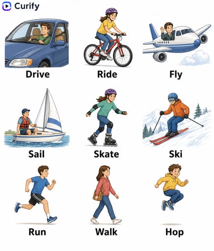 Nano Banana Prompt: Eylem Fiili Ogrenim Karti Olusturucu | Curify AI