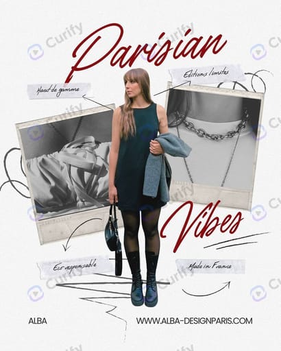 Nano Banana Prompt: Vintage Collage Fashion Collection Poster Generator | Curify AI