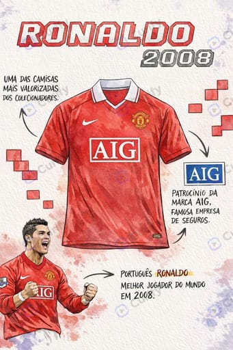 Vintage Football Jersey Introduction Watercolor Poster