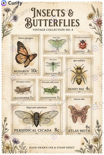 insects butterflies