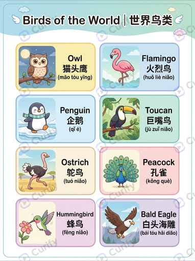 双语词汇视觉指南：多语言学习单词