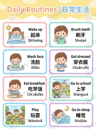 双语词汇视觉指南：多语言学习单词