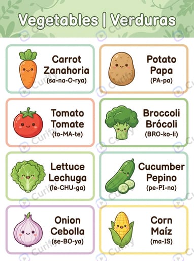 Bilingual Vocabulary Visual Guide: Learn Words in Multiple Languages
