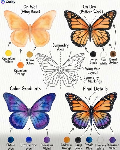 수채화 그림 튜토리얼 가이드 preview 1