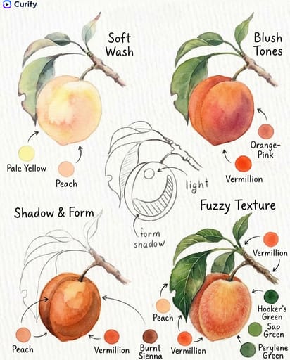 Nano Banana Prompt: 수채화 그림 튜토리얼 가이드 생성기 | Curify AI