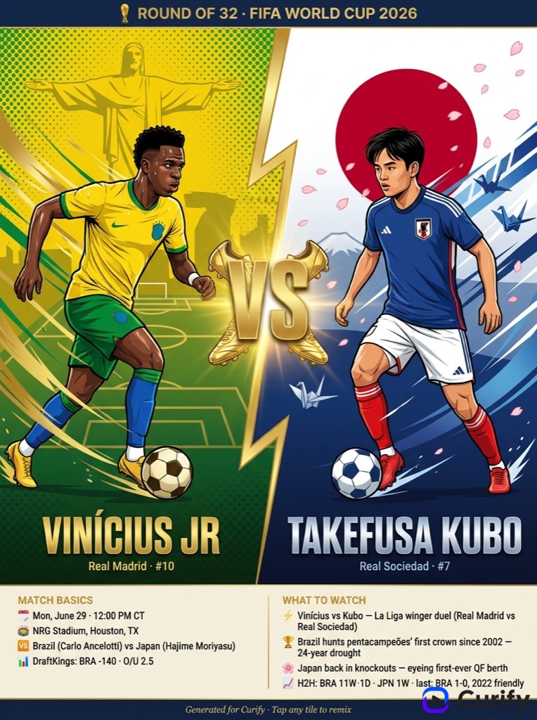 wc knockout matchup poster
