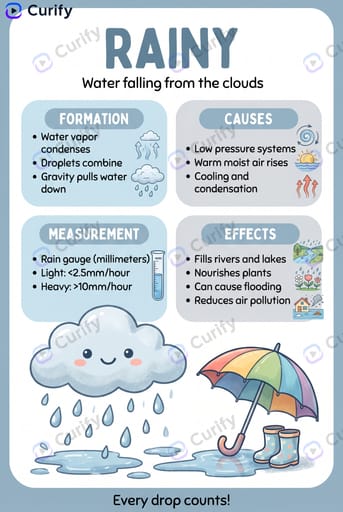 Kids Weather Education Infographic Generator