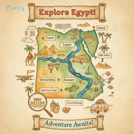 Whimsical Travel Map Generator | Nano Banana